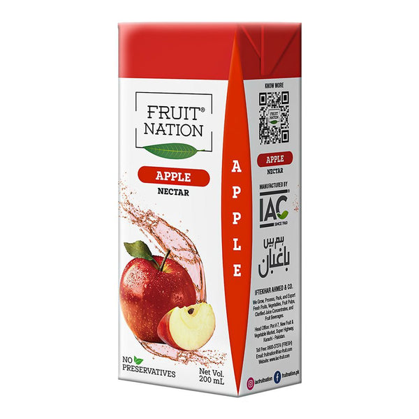 APPLE NECTAR FRUIT NATION 200ML