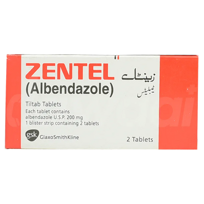 ZENTEL 200MG TAB
