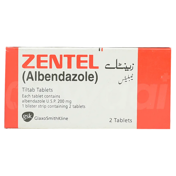 ZENTEL 200MG TAB