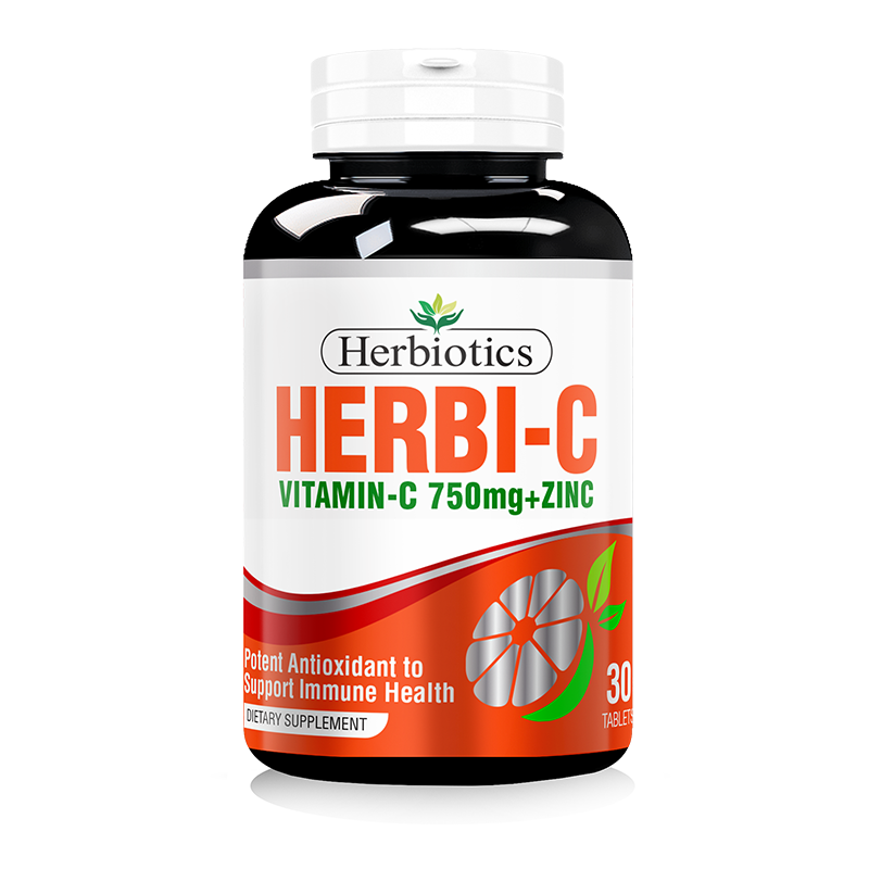 HB HERBI-C VIT C 750MG+ZINC TAB 30S