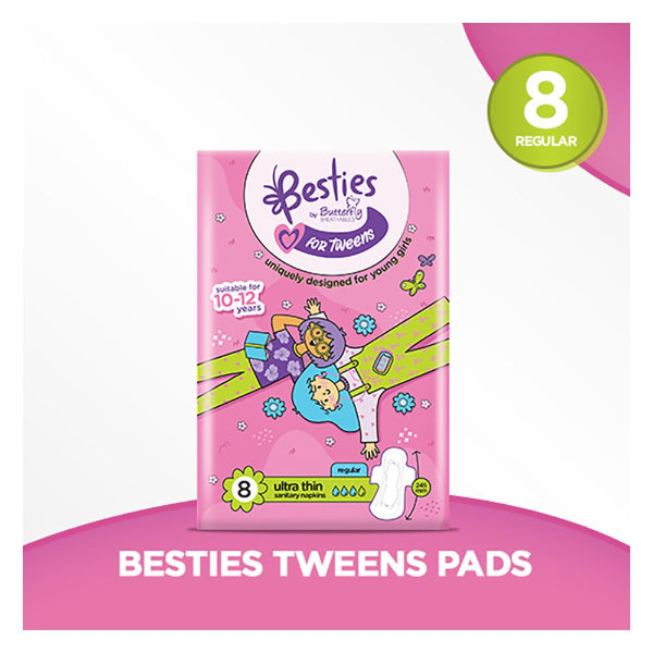 BF BESTIES ULTRA THIN 8S 10-12 YEARs