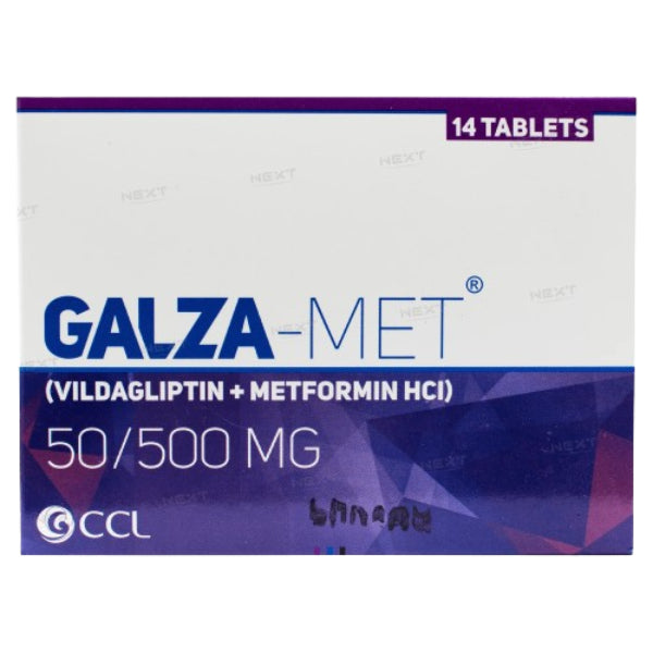 GALZA-MET 50MG+500MG TAB