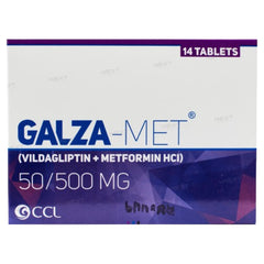 GALZA-MET 50MG+500MG TAB