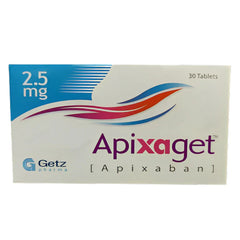 APIXAGET 2.5MG TAB