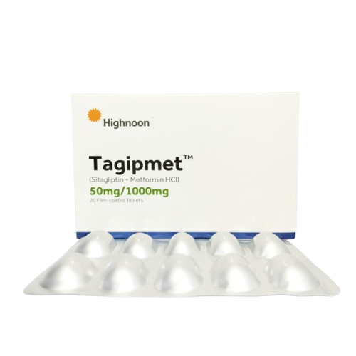 TAGIPMET 50MG+1000MG TAB 20S