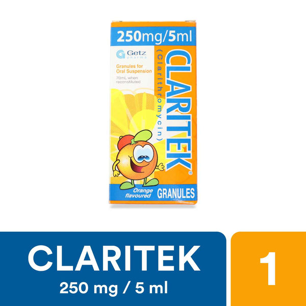CLARITEK 250MG/5ML SUSP