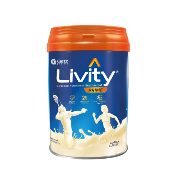 LIVITY MILK 400GM VANILLA