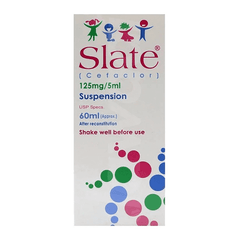 SLATE 125MG SUSP 60ML