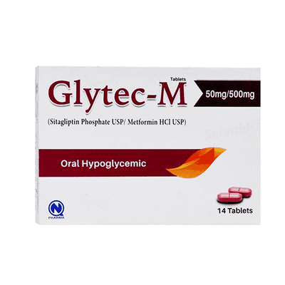 GLYTEC-M 50MG/500 TAB