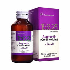 AUGMENTIN 156.25MG/5ML SUSP 90ML