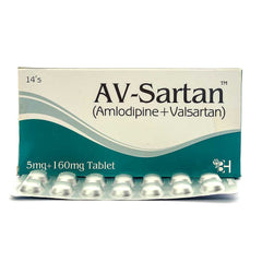 AV-SARTAN 5MG + 160 MG 14S