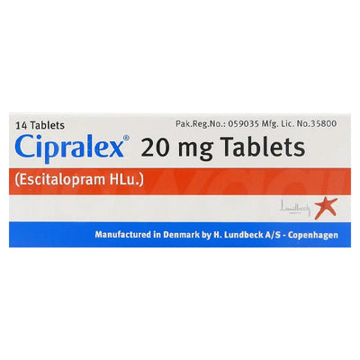 CIPRALEX 20MG 14S