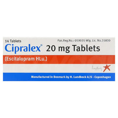 CIPRALEX 20MG 14S