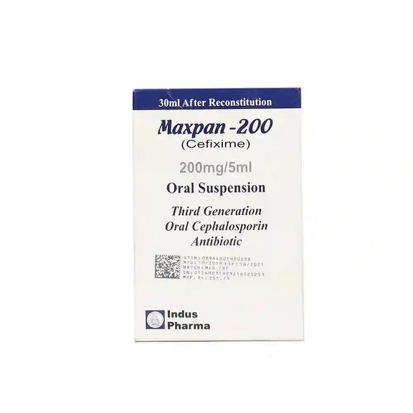 MAXPAN 200MG SUSP