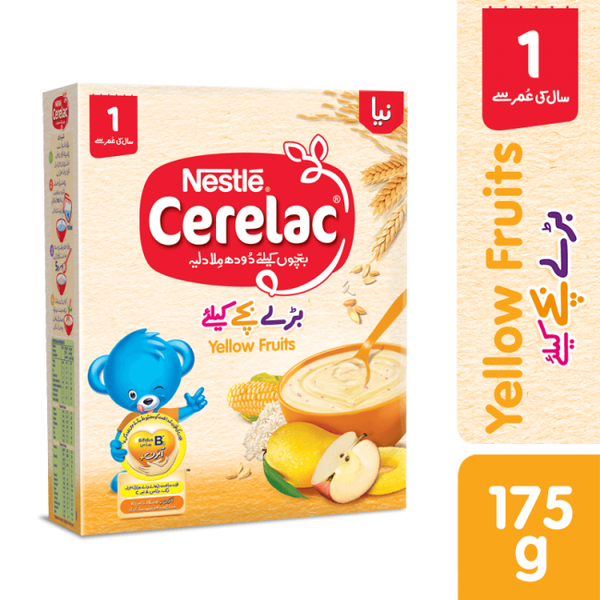 CERELAC YELLOW FRUITS MULTI GRAIN 175GM