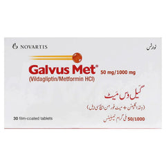 GALVUSMET 50MG+1000MG TAB