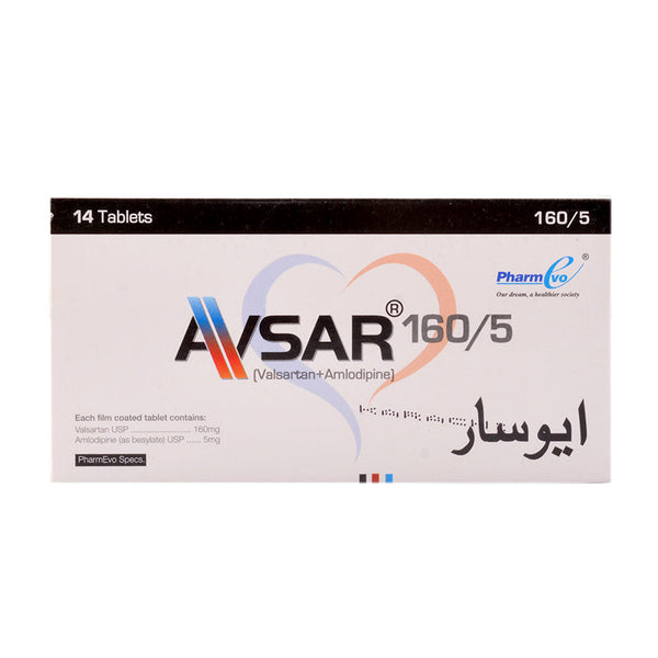 AVSAR 5MG+160MG TAB