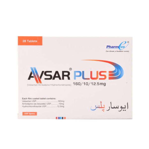 AVSAR PLUS 10/160/12.5MG TAB