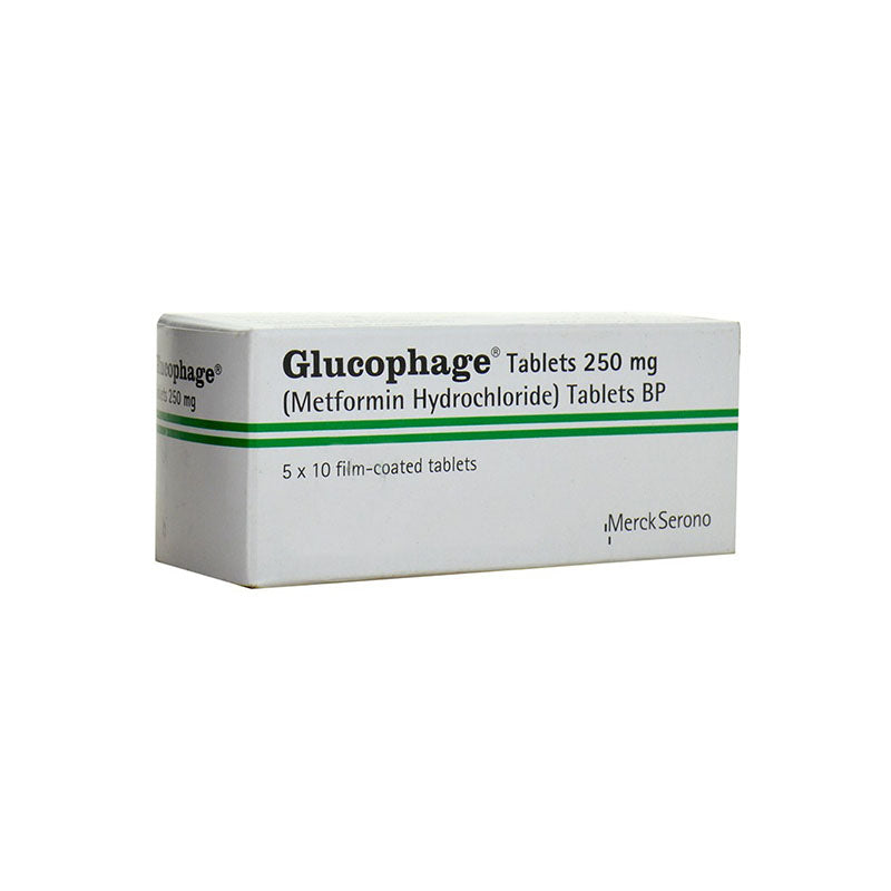 GLUCOPHAGE 250MG TAB