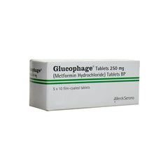 GLUCOPHAGE 250MG TAB