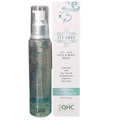 QHC ZIT FREE ANTI ACNE FACE & BODY WASH 100ML