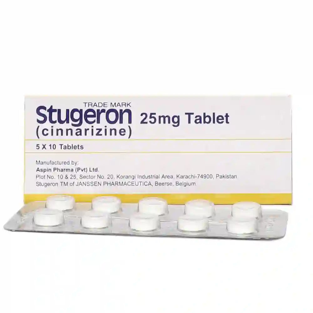 STUGERON 25MG TAB – Dawa Healthcare
