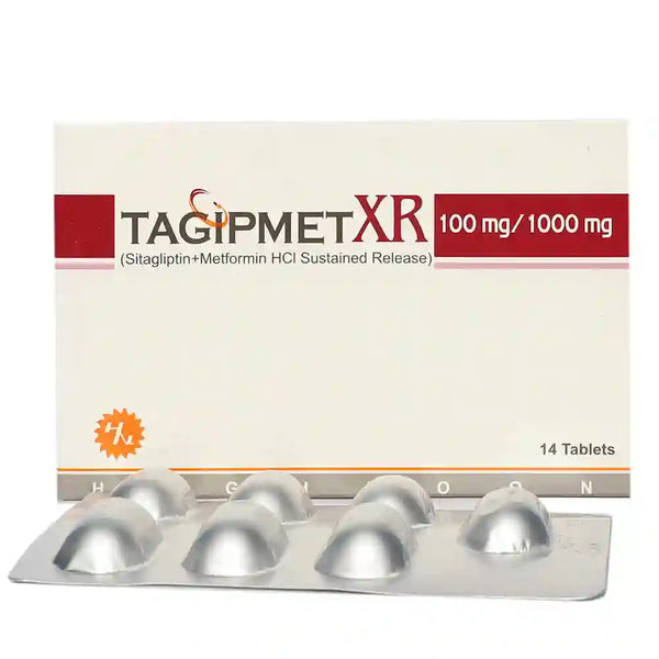 TAGIPMET XR 100MG/1000MG TAB