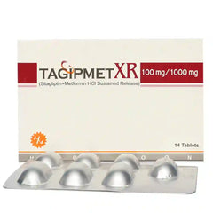 TAGIPMET XR 100MG/1000MG TAB