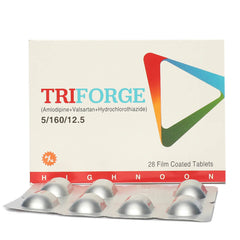 TRIFORGE 5/160/12.5MG TAB