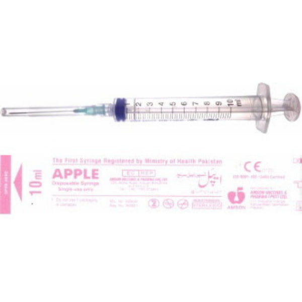 APPLE SYRINGE 10CC (DISPOSABLE)