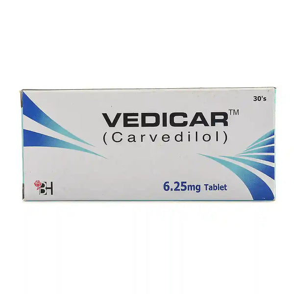 VEDICAR 6.25MG TAB