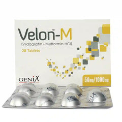 VELON-M 50+1000MG TAB