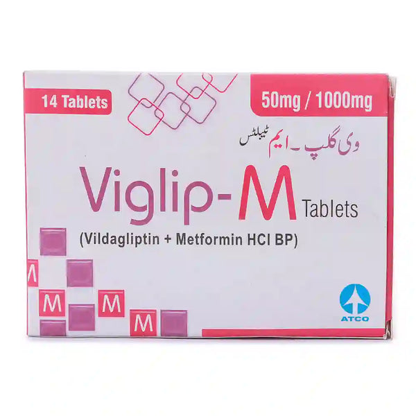 VIGLIP-M 50MG+1000MG TAB