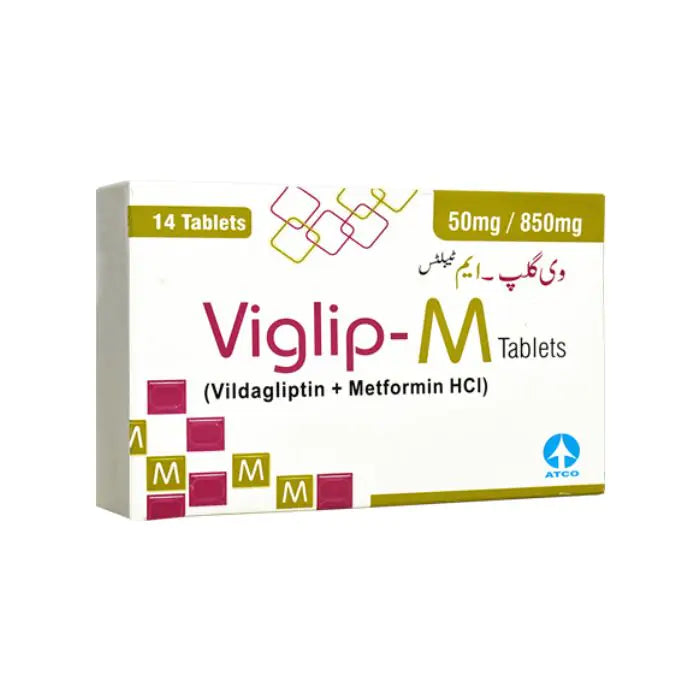 VIGLIP-M 50MG+850MG TAB