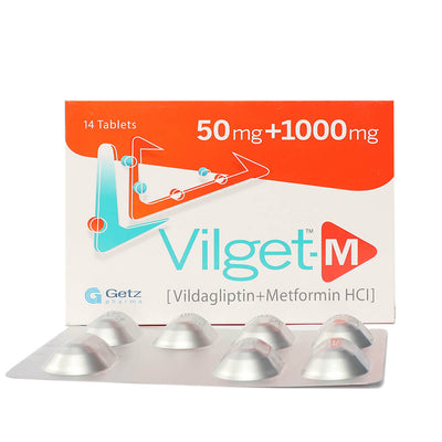 VILGET-M 50MG+1000MG TAB