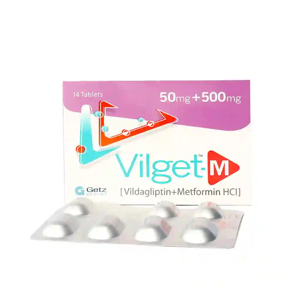 VILGET-M 50MG+500MG