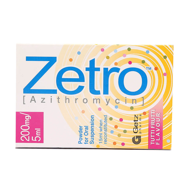 ZETRO 200 MG/5ML SUSP