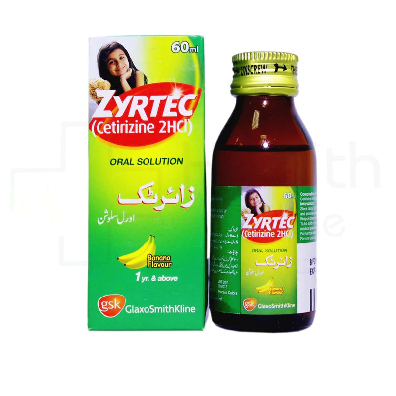 ZYRTEC 5MG/5ML SYRUP