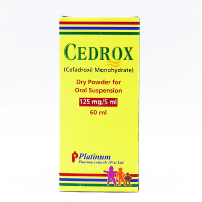 CEDROX 125MG/5ML SUSP 60ML