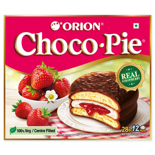 CHOCO PIE 40RS (STRAWBERRY)