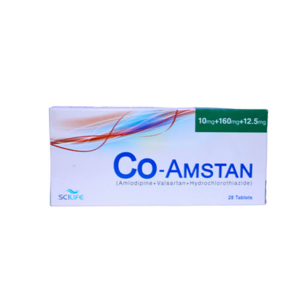 CO-AMSTAN 10/160/12.5MG TAB