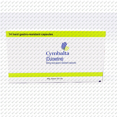 CYMBALTA 60MG CAPS 14S
