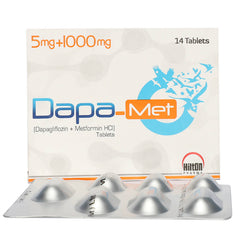 DAPA-MET XR 10MG+ 500MG TAB 14S