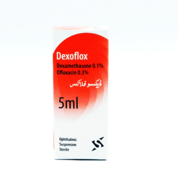 DEXOFLOX 0.1%+0.3% EYE DROPS