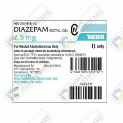 DIAZEPAM SUPPOSITORY 2.5MG