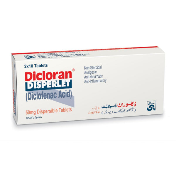 DICLORAN DISPERLET TAB 20S