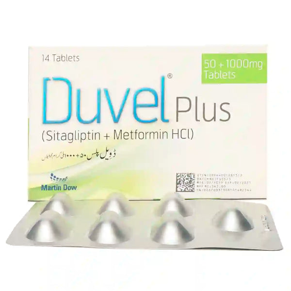 DUVEL PLUS 50+1000MG TAB