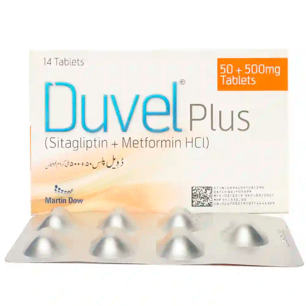 DUVEL PLUS 50+500MG TAB