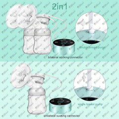 ELECTRIC BREAST PUMP DUAL RH228 GREEN