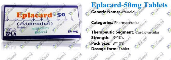 EPLACARD 50MG TAB